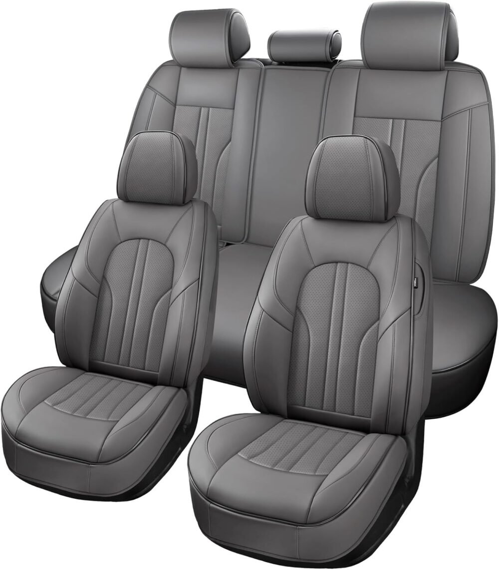 Full Set Faux Leather Car Seat Covers