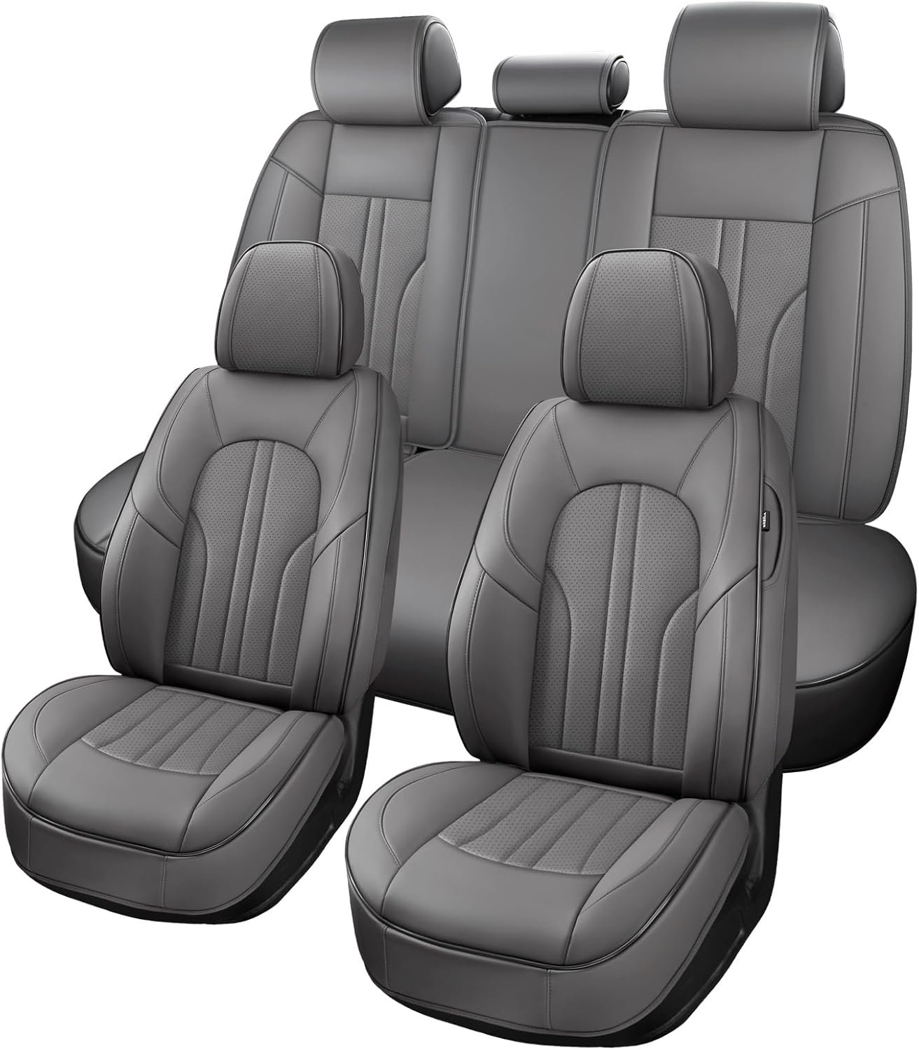 Full Set Faux Leather Car Seat Covers