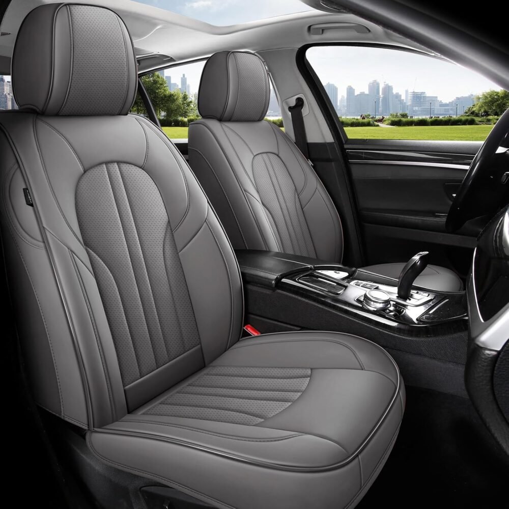 Full Set Faux Leather Car Seat Covers - Image 2